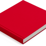 Square Japanese Cloth Bound Sketchbook, Red