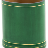 Oval Moulded Leather Pen Pot