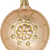 Love Birds Glass Ornament