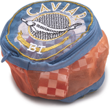 Embroidered Organza Caviar Pouch