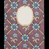 Antoinette Poisson 14 x 21cm Medium Notebook / 103A Cœurs garance