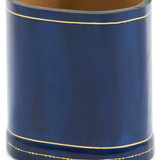 Oval Moulded Leather Pen Pot