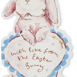 Illustrated Watercolour Easter Greeting Card, Easter Bunny with Love