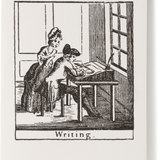 Letterpress Writing Greeting Card