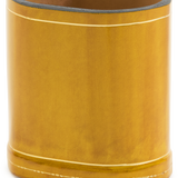 Oval Moulded Leather Pen Pot