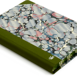 Extra-Thick "Composition Ledger" Notebook, Jewel Ripple, Grass Green