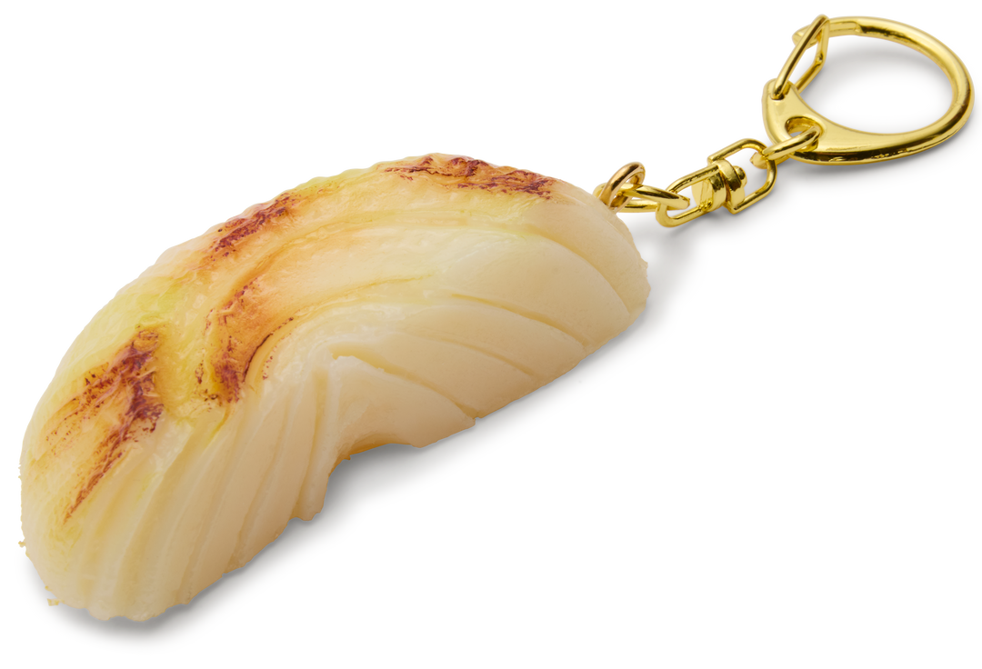 Faux Grilled Onion Keyring – Choosing Keeping