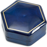 Hexagonal Moulded Leather Box