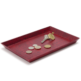 Urushi Paper Vide-Poche, Red & Black