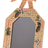 Scanlon Apparati Octagonal Frame, Red with Pinecones