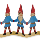 Christmas Concertina Garland, Jultomte