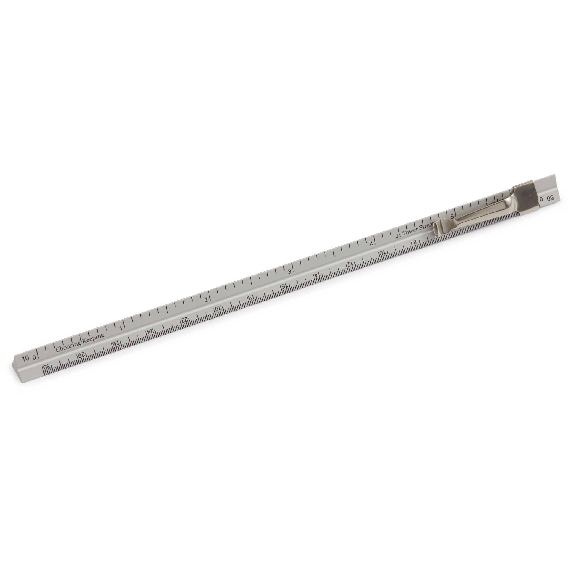 6-inch Stainless Steel Ruler - Metric & English Scale Flexible Metal Rule