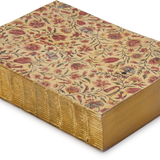 Gold Leaf Chintz Bible Size Journal