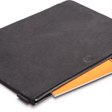 Black Leather Document and Laptop Case