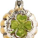 Lucky Clover Glass Ornament