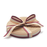 Premium Quality Cotton Ribbon,  Burgundy, 25m roll