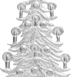 Christmas Tree Tin Ornament