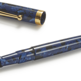 Ohnishi Seisakusho Blue Marble Acetate Fountain Pen