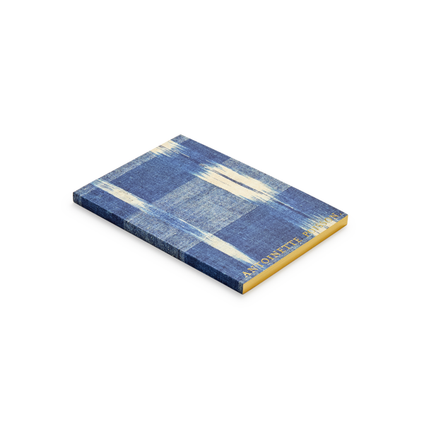 Antoinette Poisson Small Notebook - Flammé Indigo