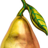 Shiny Pear Glass Ornament