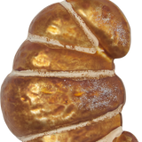 Croissant Glass Ornament