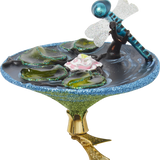 Pond with a Dragonfly Glass Ornament