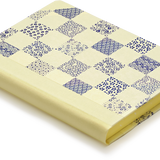 Extra-Thick "Composition Ledger" Chiyogami Notebook, Floral Chequered