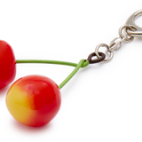 Faux Cherries Keyring