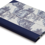 Hardback "Composition Ledger" Notebook, Navy Toile de Jouy