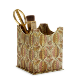 Scanlon Apparati Pen Pot, Remondini with Leaves and Flowers