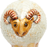 Ram Glass Ornament