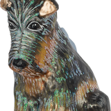 Schnauzer Terrier Glass Ornament