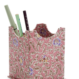 Scanlon Apparati Pen Pot, Pink Brocade