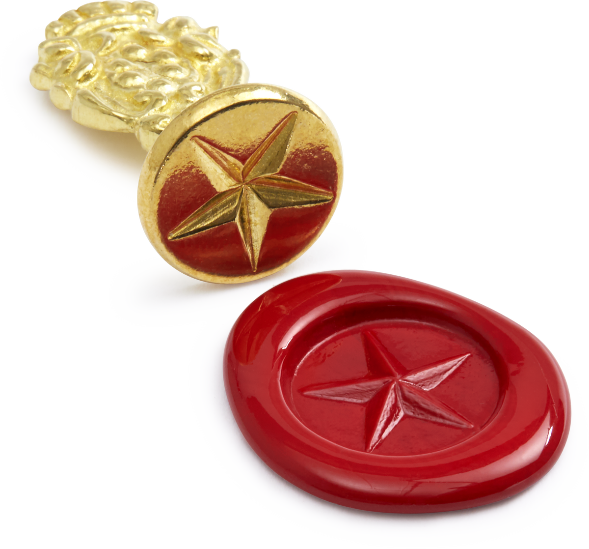 Choosing Keeping Brass Wax Seal, Star