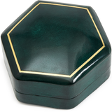 Hexagonal Moulded Leather Box