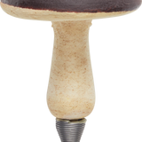Papier-mâché Brown Mushroom on Clip