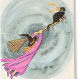 Foiled Witch Greeting Card