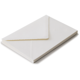 Cards & Envelopes, White Wove Deckled Edge