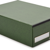 Archival Box, Mottled Green