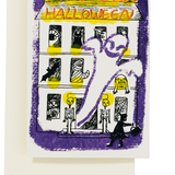 Silk Screen Printed Greeting Card, Hotel Halloween