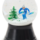 Small Glass Snow Globe, Skier