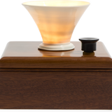 Rob Morter x Steve Harrison Lamp - French Polished Mahogany Fibonacci Box