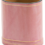 Oval Moulded Leather Pen Pot