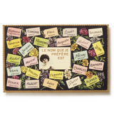 Embossed Nostalgic Postcard, Boy Names