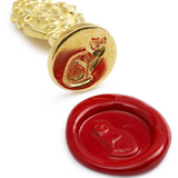 Brass Wax Seal, Cat