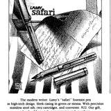 Blue Lamy Safari Rollerball