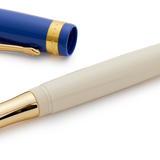 Blue and Ivory Kaweco Student 50s Retro Rollerball Pen