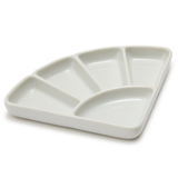 Japanese Fan Shaped Bone China Ceramic Palette