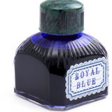 Premium British Royal Blue Fountain Pen Ink Bottle, 80ml