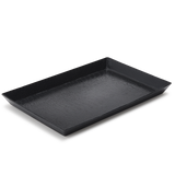 Urushi Paper Vide-Poche, Black Croc